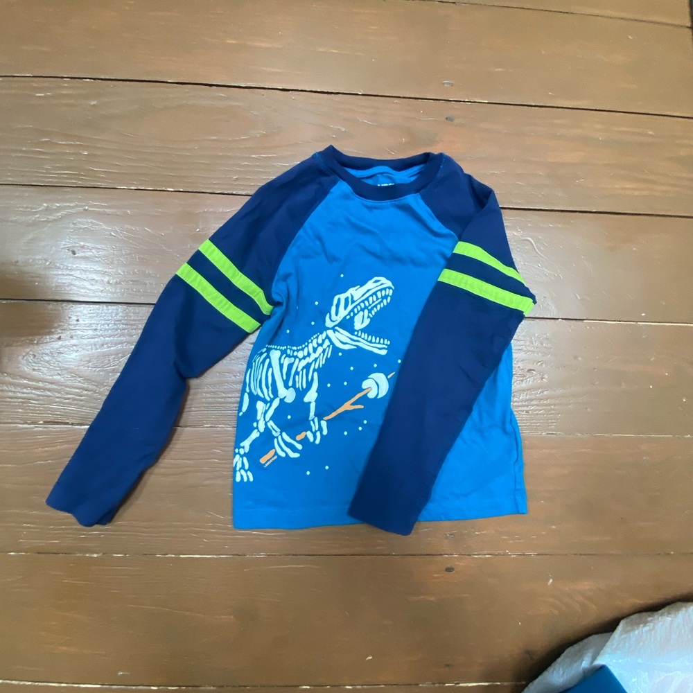 Lands End Long Sleeve Raglan Tee